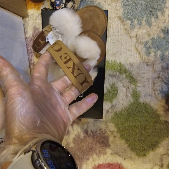 Australia Luxe Collect Sheepskin Slingback Kids Mule  Unisex Kids 8 Retail$165 - Picture 4 of 8